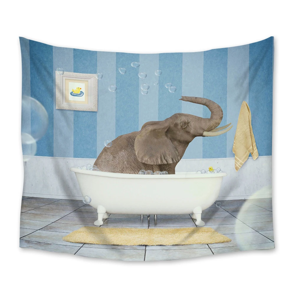 Cartoon Animal Elephant Bathing Mandala Polyester Tapestry Wall Hanging Carpet Throw Yoga Mat for Home Bedroom Decoration
Cartoon Animal Elephant Bathing Mandala Polyester Tapestry Wall Hanging Carpet Throw Yoga Mat for Home Bedroom Decoration