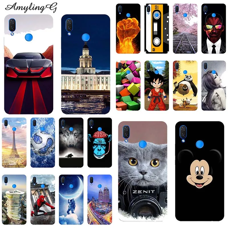 Модный чехол для телефона Huawei Nova3 6 3 дюйма Nova с забавным рисунком мультяшного
