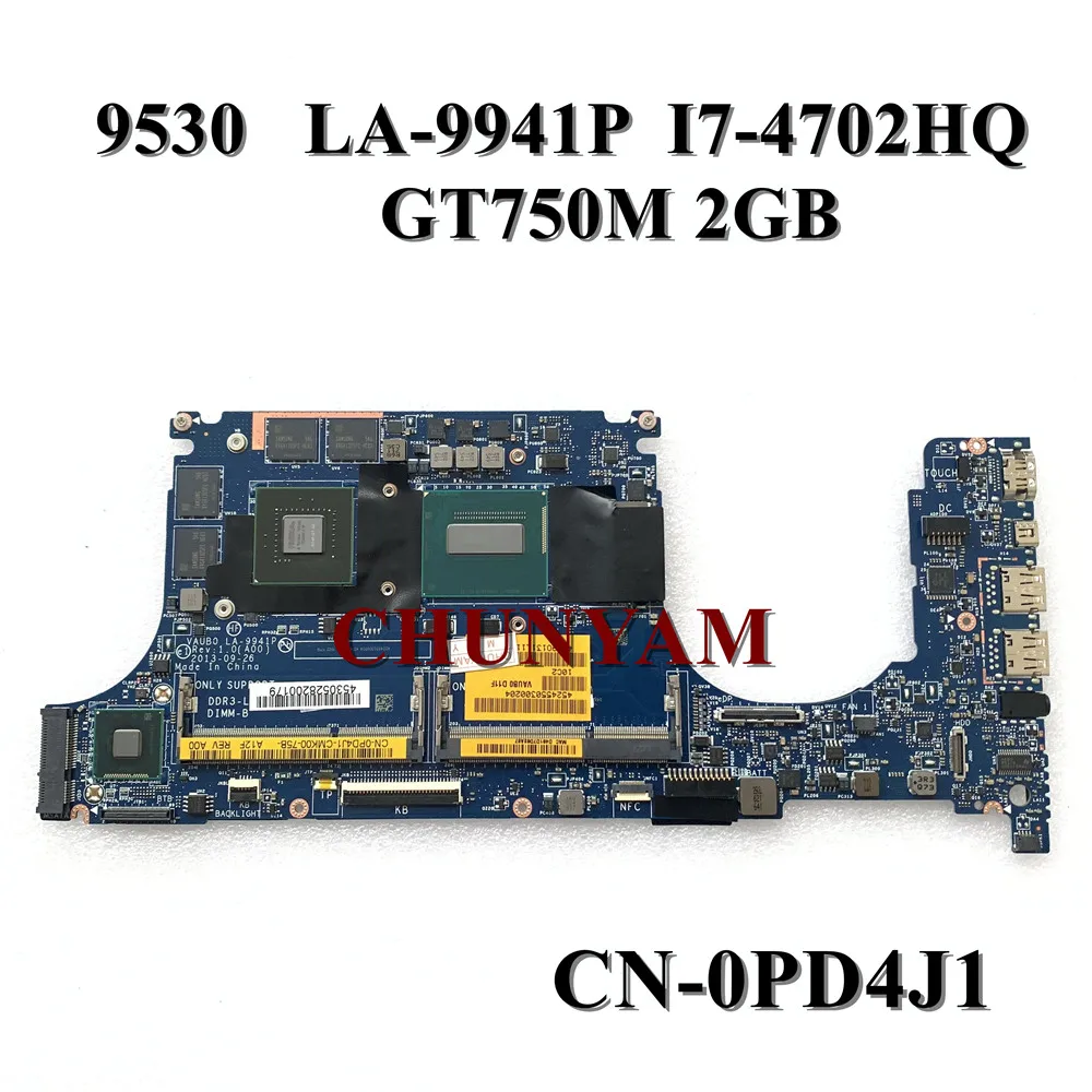 Новинка материнская плата GT750M 2 Гб для ноутбука dell XPS Series 15 дюймов 9530 модель