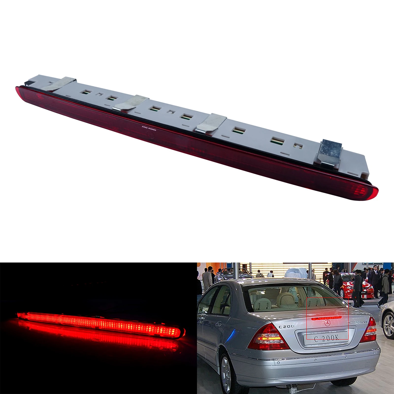 ANGRONG Red LED Rear High Level Third Brake Light For Mercedes Benz C Class W203 2001-07
ANGRONG Red LED Rear High Level Third Brake Light For Mercedes Benz C Class W203 2001-07