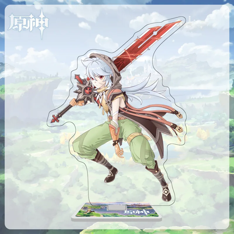 New Genshin Impact Childe Zhongli Xinyan DIona Paimon Keli Косплей Персонаж стенд Kawaii аксессуары для