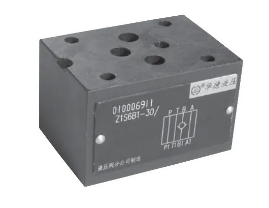 Superposition Type Check Valve Z1S6B1-30B Hydraulic Valve
Superposition Type Check Valve Z1S6B1-30B Hydraulic Valve