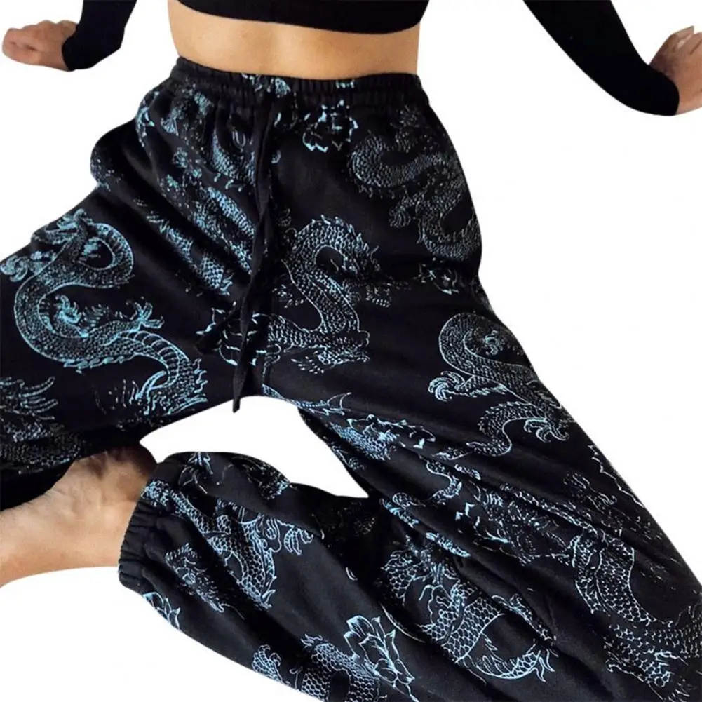 Women Streetwear Pants Harajuku Gothic Vintage Black Harm Pant Dragon Print High Waist Casual Loose Long Trousers Female
Women Streetwear Pants Harajuku Gothic Vintage Black Harm Pant Dragon Print High Waist Casual Loose Long Trousers Female