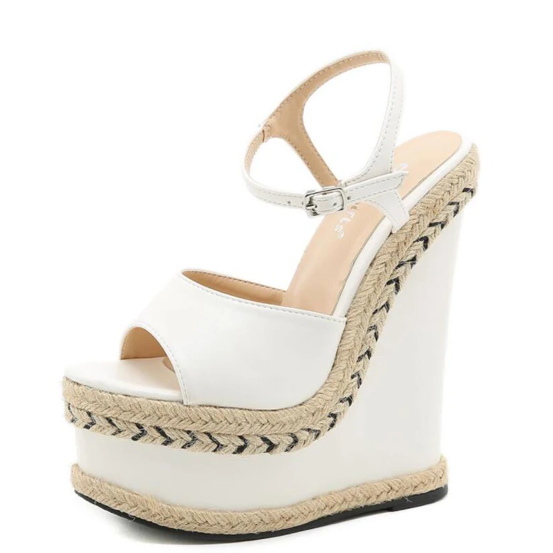 Women's sandals summer new sandals women's large size 42 wedge buckle belt European American open toe high heel women's shoes
Women's sandals summer new sandals women's large size 42 wedge buckle belt European American open toe high heel women's shoes