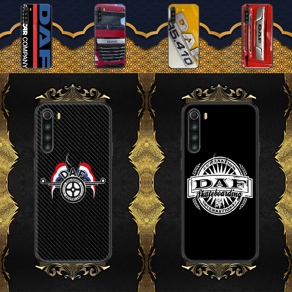 Чехол для телефона с логотипом грузовика DAF Xiaomi Redmi Note 7 7A 8 8T 9 9A 9S 10 K30 Pro