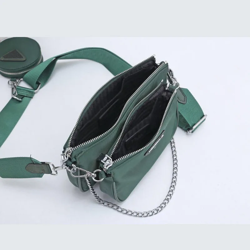 Webbing Three-Piece Small Bag With Logo Bags for Women Fashion All-Match Simple Canvas One-Shoulder Messenger Bag Chain
Webbing Three-Piece Small Bag With Logo Bags for Women Fashion All-Match Simple Canvas One-Shoulder Messenger Bag Chain