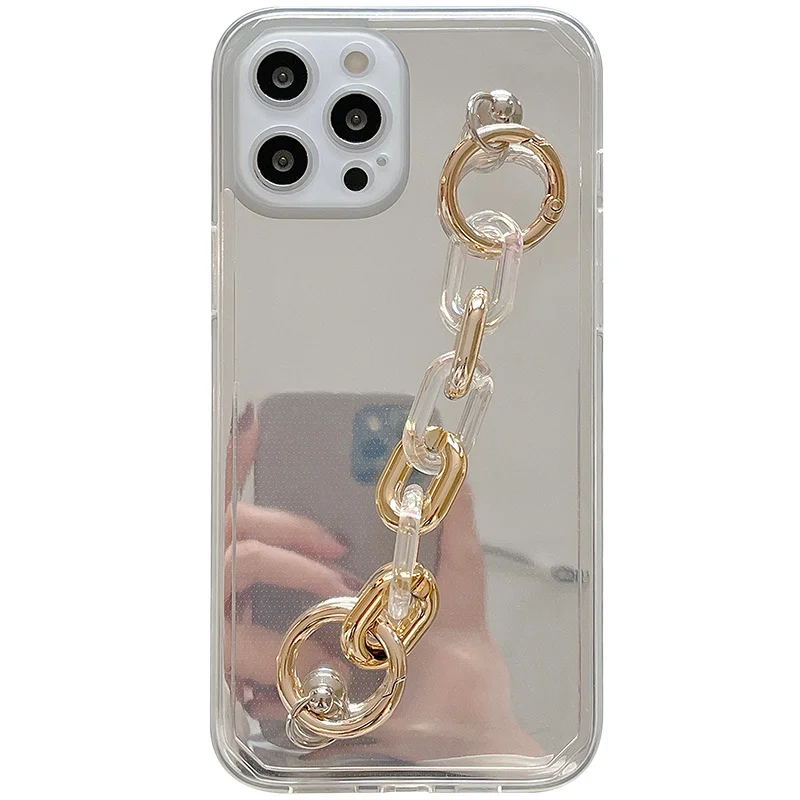 INS Crystal chain Wrist bracelet mirror case For iphone 12 12Pro Max 11 11Pro X XR Xs max XR SE2020 7 8 Plus protective cover
INS Crystal chain Wrist bracelet mirror case For iphone 12 12Pro Max 11 11Pro X XR Xs max XR SE2020 7 8 Plus protective cover