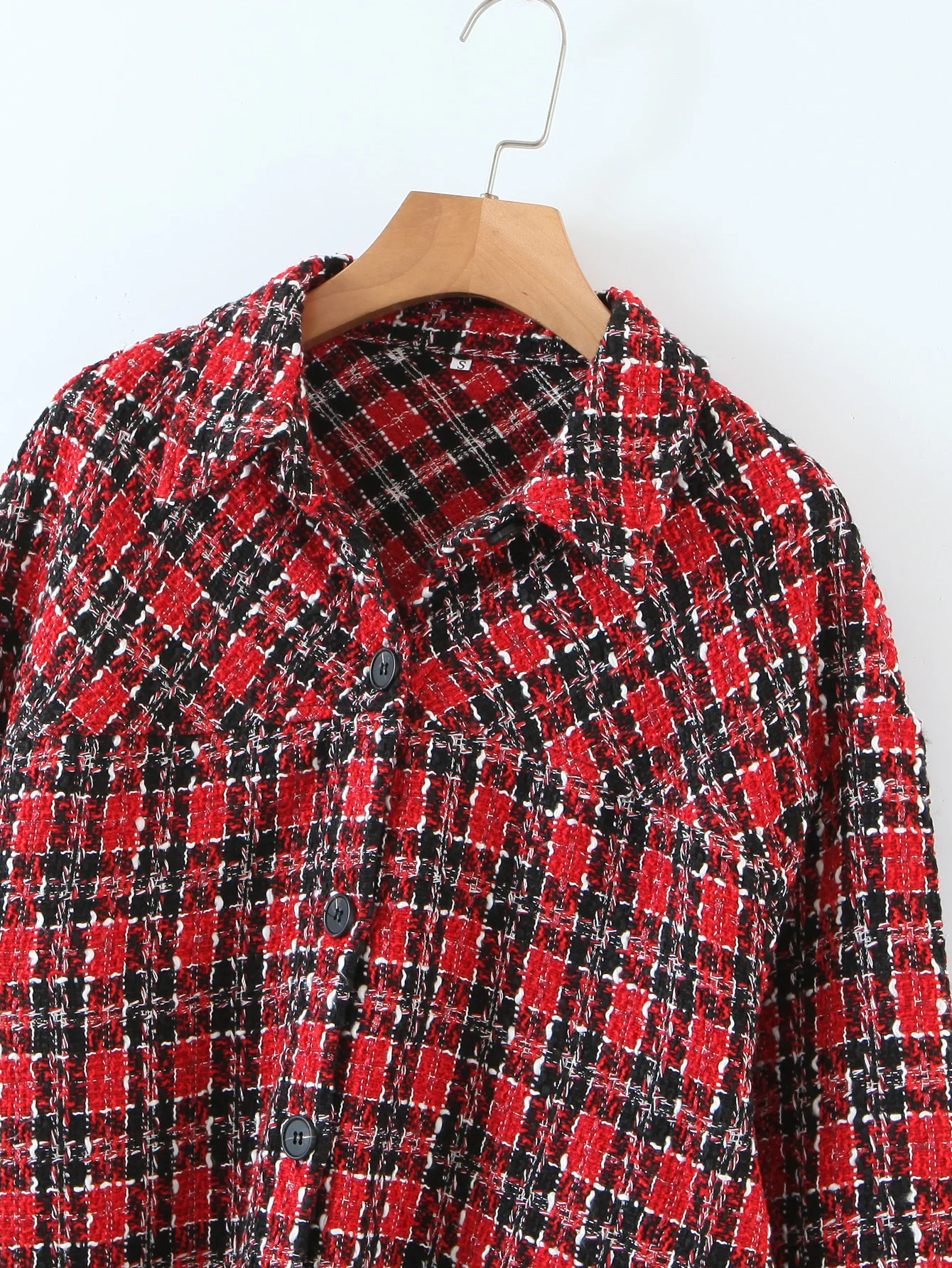 Vintage Plaid Oversize Shirt Jacket Women Fashion Slim Long Sleeve Button Red Winter Jacket Famale Outerwear CHic Top 2020 New
Vintage Plaid Oversize Shirt Jacket Women Fashion Slim Long Sleeve Button Red Winter Jacket Famale Outerwear CHic Top 2020 New