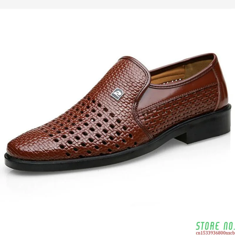 High-End Genuine Leather, Formal Business Shoes Summer Sandals Fashion Breathable Hollow Men'S Shoes, Large Size 44
High-End Genuine Leather, Formal Business Shoes Summer Sandals Fashion Breathable Hollow Men'S Shoes, Large Size 44