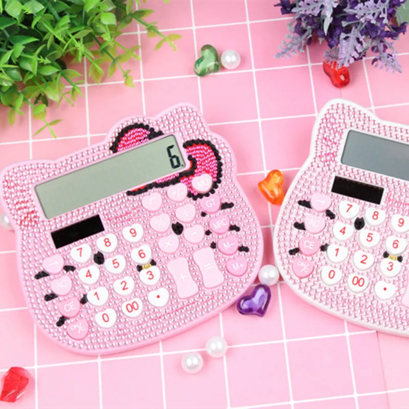 Luxury Gold Office Electronic Calculator Solar Calculdora Desktop Computer Rhinestone Crystal Diamond Calculator for Girls
Luxury Gold Office Electronic Calculator Solar Calculdora Desktop Computer Rhinestone Crystal Diamond Calculator for Girls