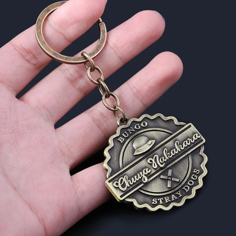 Anime Bungo Stray Dogs Keychain Vintage Letter Metal Key Chain for Women Men Car Keyring Jewelry
Anime Bungo Stray Dogs Keychain Vintage Letter Metal Key Chain for Women Men Car Keyring Jewelry