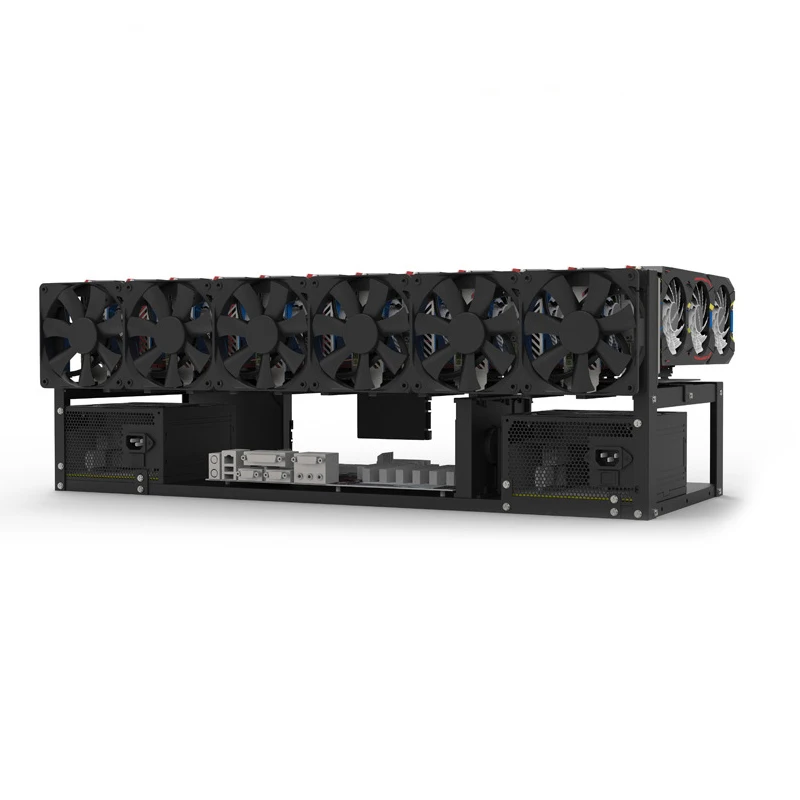 6 - 12 GPU Open Miner Rig Frame чехол для материнской платы кронштейн Биткоин видеокарты