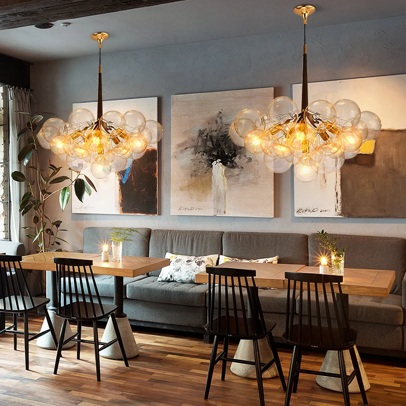 9 /12 /18 Heads Nordic Concise Art Molecular Glass Chandelier Creative Designer Glass Bubbles LED Hanging Light Fixtures 
9 /12 /18 Heads Nordic Concise Art Molecular Glass Chandelier Creative Designer Glass Bubbles LED Hanging Light Fixtures