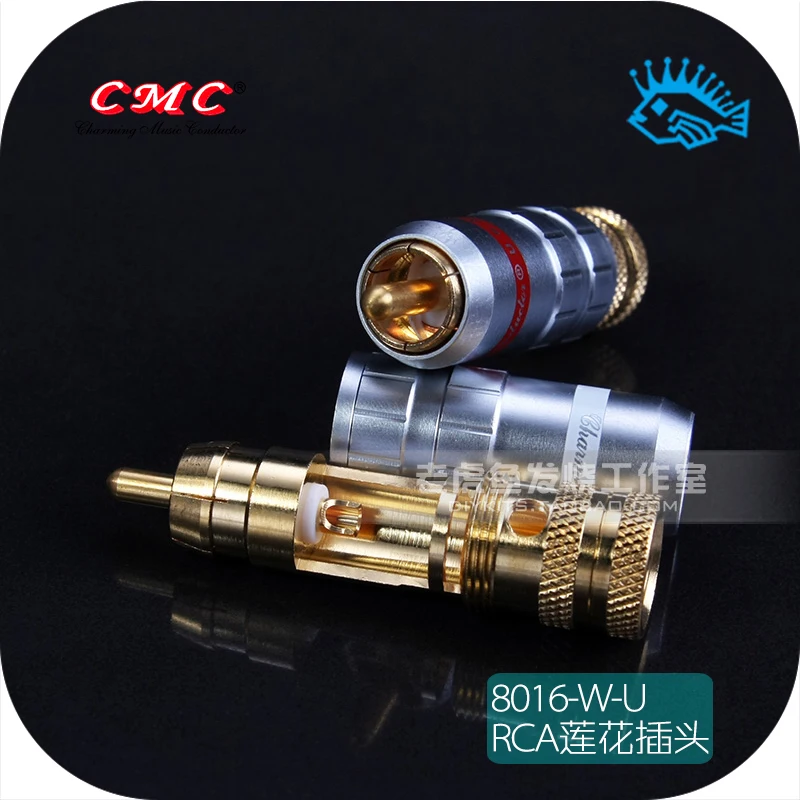 1pcs/1pair Original US CMC 8016-W-U 8016-WU RCA signal plug Pure copper plated fever Audio DIY
1pcs/1pair Original US CMC 8016-W-U 8016-WU RCA signal plug Pure copper plated fever Audio DIY