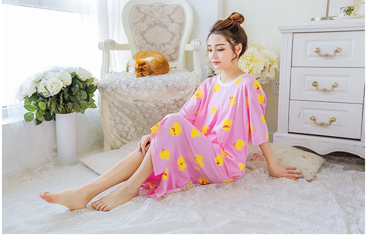 

New summer style Nightgown Nightdress pijama Ladies Sleepwear Women nightwear AZ333