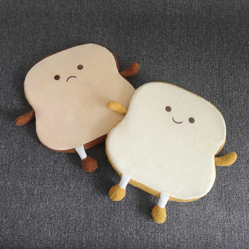 Simulation Toast Plush Mat Pillow Soft Cartoon Fast Food Bread Stuffed Doll Sofa Chair Cushion Backrest Home Decoration Gifts
Simulation Toast Plush Mat Pillow Soft Cartoon Fast Food Bread Stuffed Doll Sofa Chair Cushion Backrest Home Decoration Gifts
