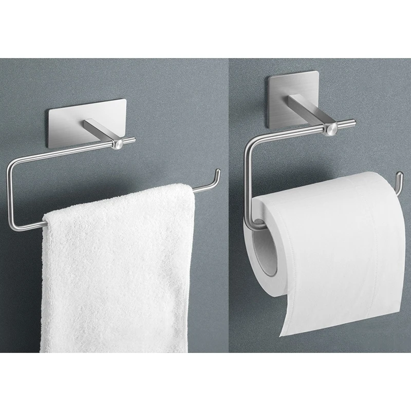 Wall Mount Adhesive Paper Towel Holder 304 Stainless Steel Tissue Roll Storage Rack for Bathroom Kitchen Toilet
Wall Mount Adhesive Paper Towel Holder 304 Stainless Steel Tissue Roll Storage Rack for Bathroom Kitchen Toilet