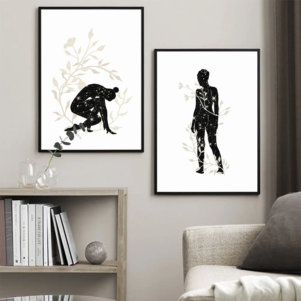 Mid Century Modern Poster Female Body and Foliage Canvas Painting plant Art Print Boho Wall Picture For Living room Home Decor
Mid Century Modern Poster Female Body and Foliage Canvas Painting plant Art Print Boho Wall Picture For Living room Home Decor