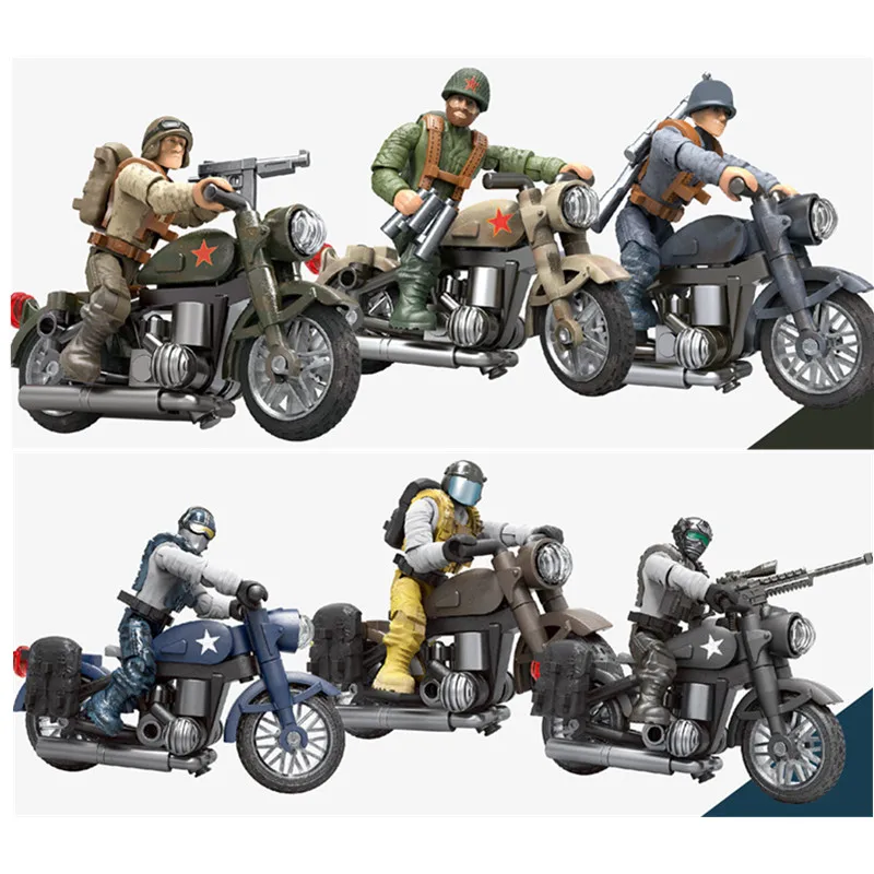 2021 2 мировая война 2 В2 армия военный солдат искусственный Мотоцикл кавалерия строительные блоки кирпичи детские игрушки подарок
2021 2 мировая война 2 В2 армия военный солдат искусственный Мотоцикл кавалерия строительные блоки кирпичи детские игрушки подарок