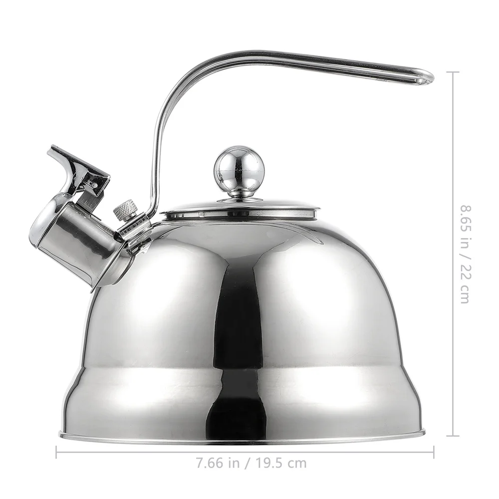1pc Stainless Steel Tea Kettle Flat Bottom Whistling Tea Kettle Teapot for Home
1pc Stainless Steel Tea Kettle Flat Bottom Whistling Tea Kettle Teapot for Home