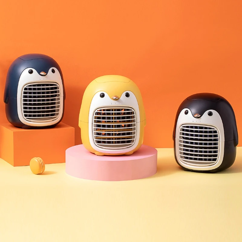 Водяное охлаждение Пингвин вентилятор USB Перезаряжаемый Кондиционер Электрический вентилятор портативный охлаждающий Настольный кулер
Водяное охлаждение Пингвин вентилятор USB Перезаряжаемый Кондиционер Электрический вентилятор портативный охлаждающий Настольный кулер