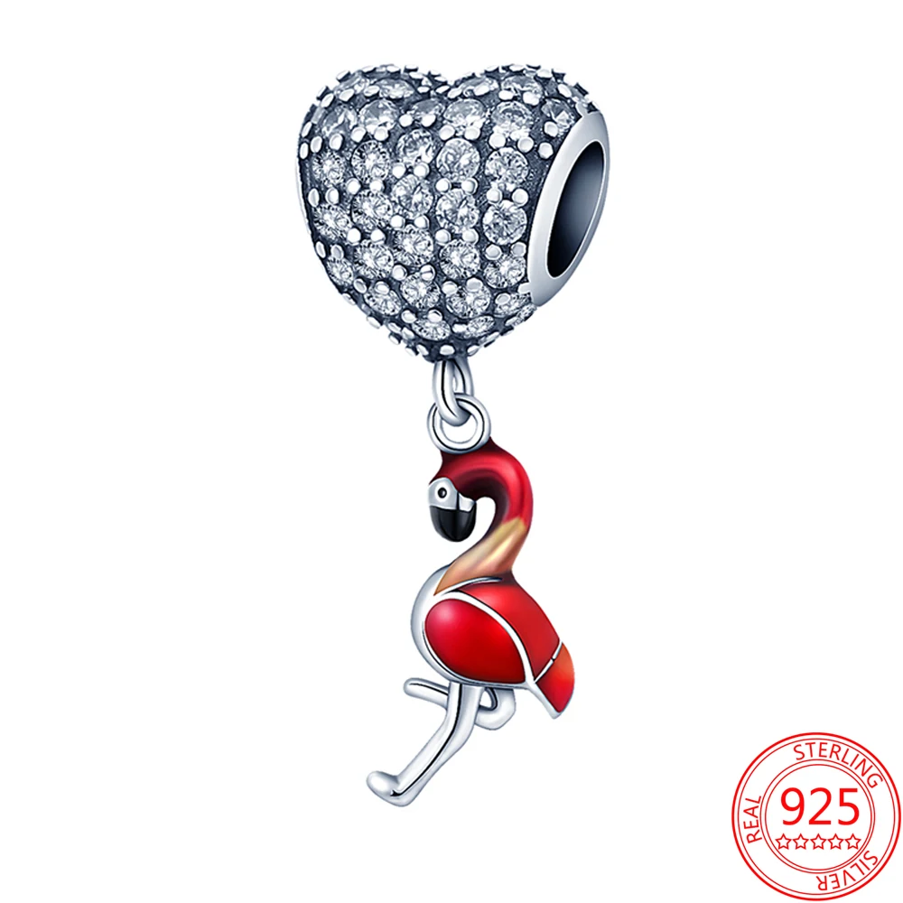 New 925 Sterling Silver Flamingo blue Balloon Beads Women Charms Pendant Fit Original Pandora Bracelet Necklace Fashion Jewelry
New 925 Sterling Silver Flamingo blue Balloon Beads Women Charms Pendant Fit Original Pandora Bracelet Necklace Fashion Jewelry