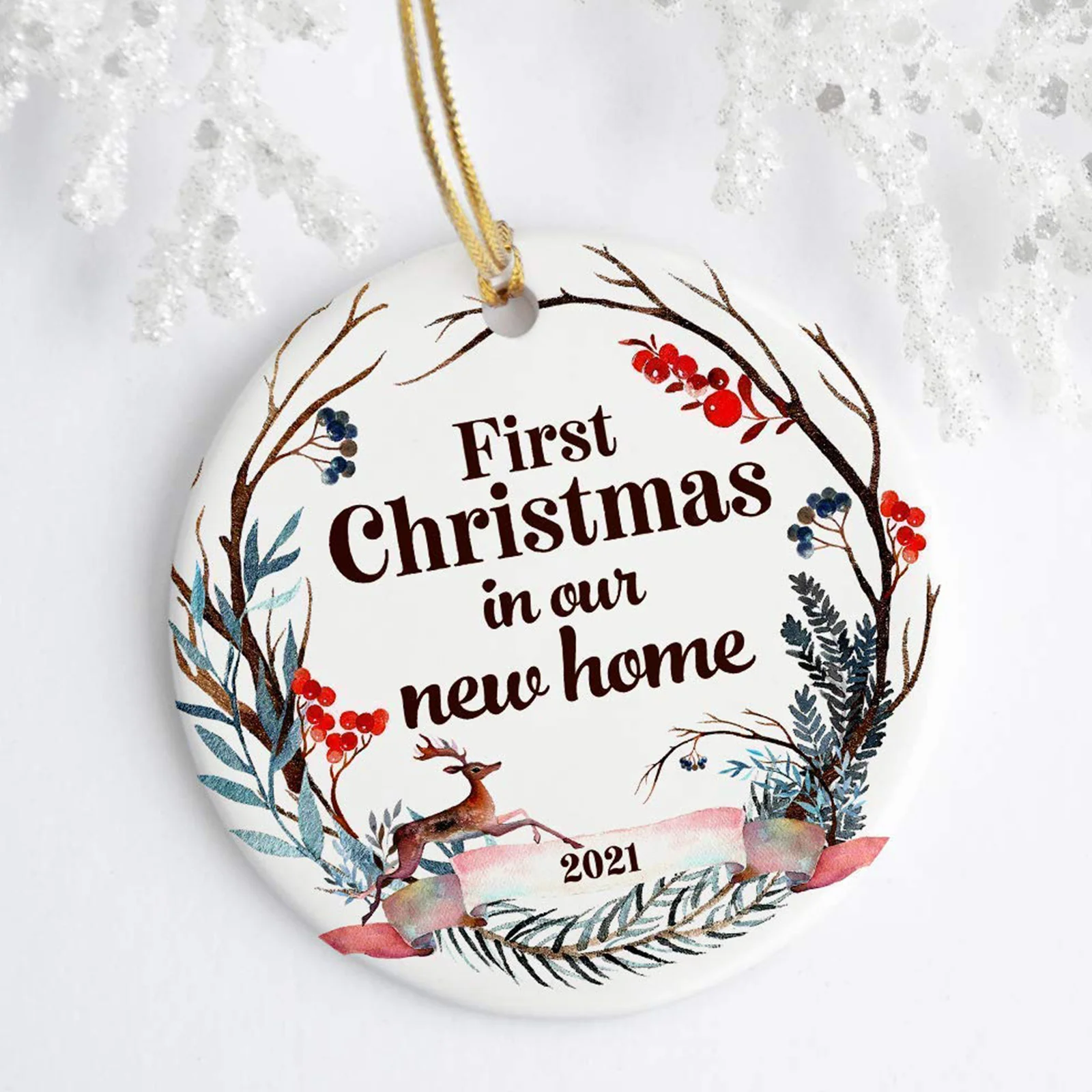 Круглые подвесные украшения на рождественскую елку, подвесные украшения, подарки для вечеринки, друзей
Круглые подвесные украшения на рождественскую елку, подвесные украшения, подарки для вечеринки, друзей