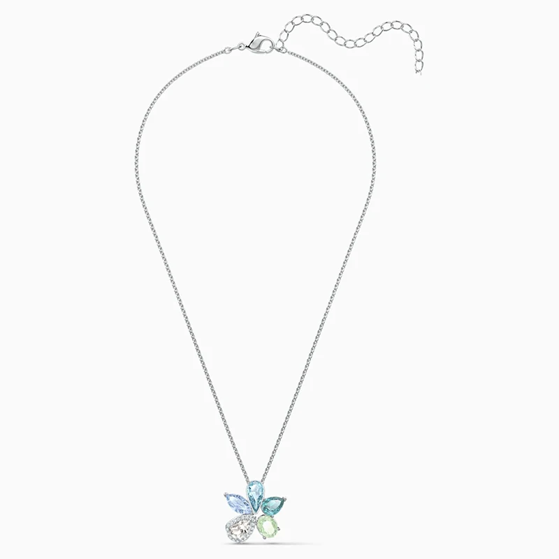 Fashion SWA NEW SUNNY Flowers NECKLACE White Gold Modern Classic Floral Decoration Women Luxury Romantic Jewelry Gift
Fashion SWA NEW SUNNY Flowers NECKLACE White Gold Modern Classic Floral Decoration Women Luxury Romantic Jewelry Gift