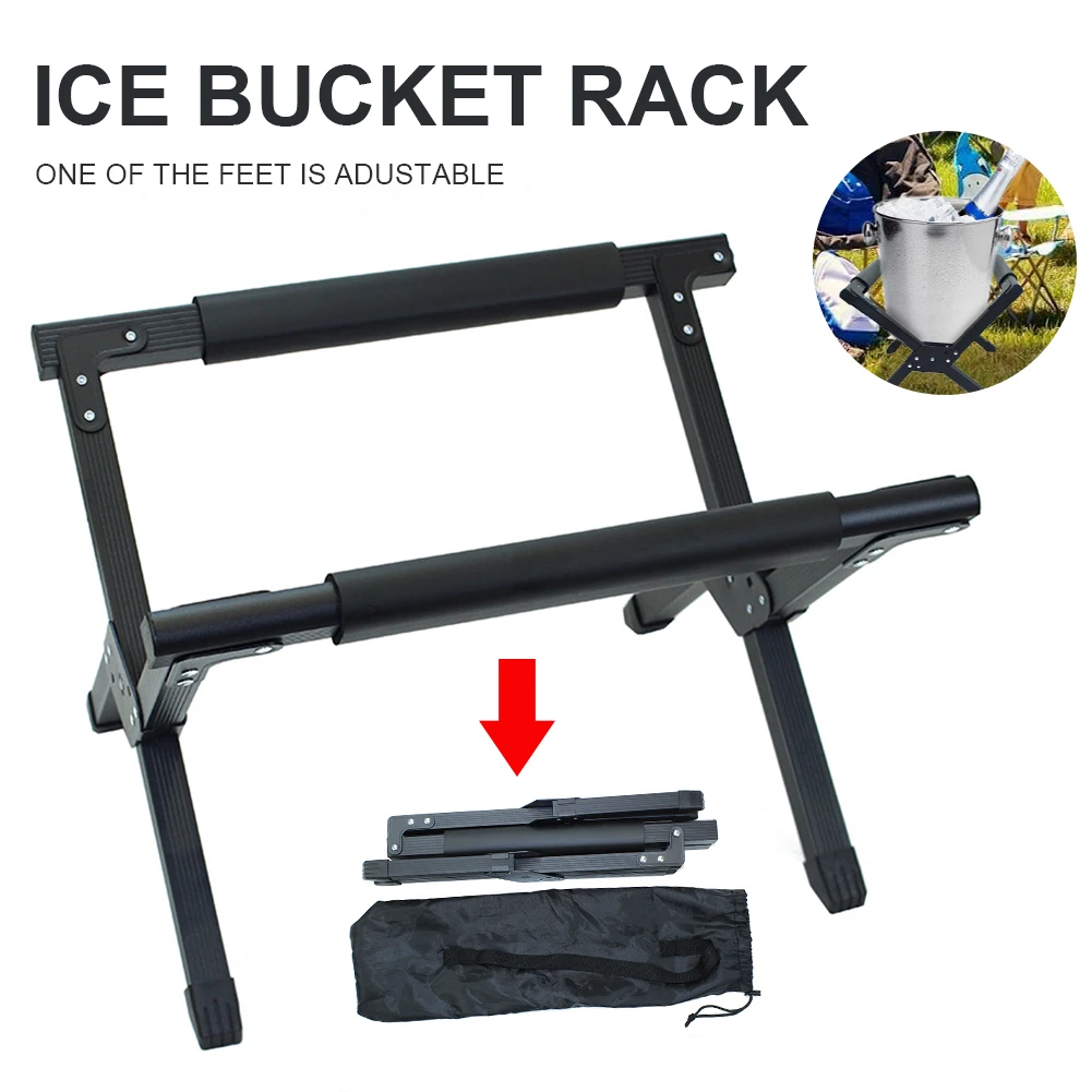 Portable Folding Cooler Stand with Carry Bag Anti-Slip Ice Bucket Holder Rack Luggage Stand for Outdoor Camping BBQ Fishing
Portable Folding Cooler Stand with Carry Bag Anti-Slip Ice Bucket Holder Rack Luggage Stand for Outdoor Camping BBQ Fishing