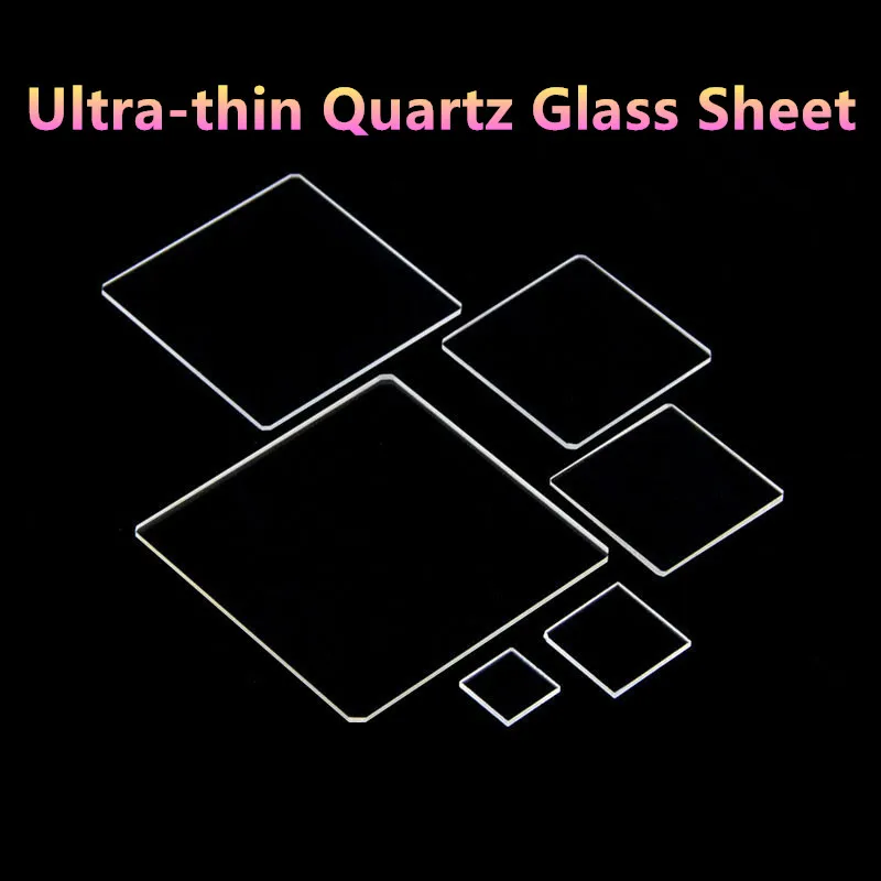 Super Thin Quartz Glass Sheet Ultra-thin 0.1- 0.5mm Square Quartz Pieces Long Rectangle Multi-Specification Research Customized
Super Thin Quartz Glass Sheet Ultra-thin 0.1- 0.5mm Square Quartz Pieces Long Rectangle Multi-Specification Research Customized
