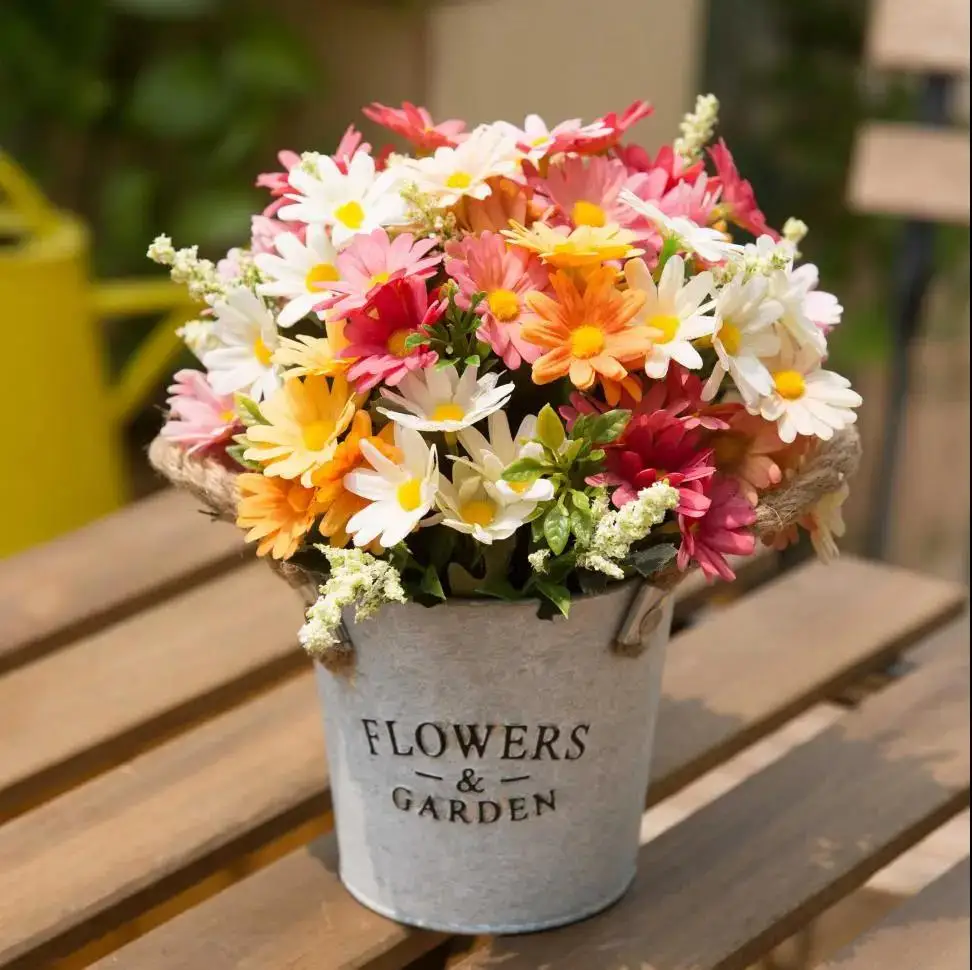 Daisy Sunflower Artificial Bouquet Garden Wedding Decor Christmas Furnishings Table Decoration Flower Arrangement Photo Props
Daisy Sunflower Artificial Bouquet Garden Wedding Decor Christmas Furnishings Table Decoration Flower Arrangement Photo Props