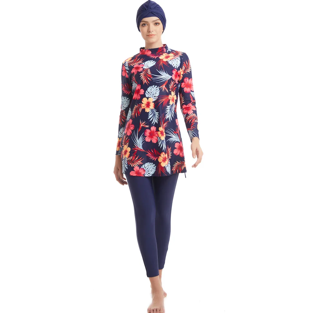 Muslim Swimwear Islamic Women Modest Hijab Plus Size Burkinis Wear Swimming Bathing Suit Beach Full Coverage Swimsuit
Muslim Swimwear Islamic Women Modest Hijab Plus Size Burkinis Wear Swimming Bathing Suit Beach Full Coverage Swimsuit