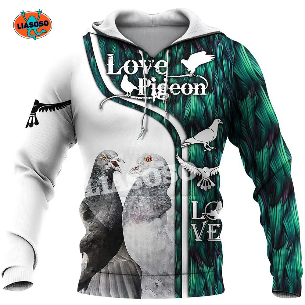 Новый 3D с принтом в стиле Харадзюку для охоты на животных голубь толстовки модная мужская уличная Hio хип-хоп свитшоты на молнии с капюшоном у... 
Новый 3D с принтом в стиле Харадзюку для охоты на животных голубь толстовки модная мужская уличная Hio хип-хоп свитшоты на молнии с капюшоном у...