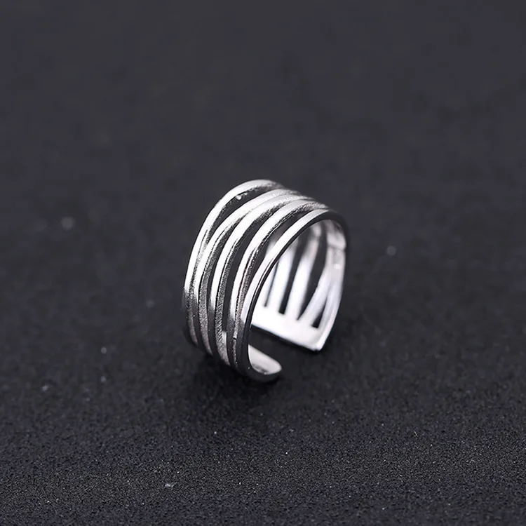 Punk 925 Sterling Silver Multi-layer Chains Rings For Women Adjustable Size Finger Ring Fashion Sterling Silver Jewelry
Punk 925 Sterling Silver Multi-layer Chains Rings For Women Adjustable Size Finger Ring Fashion Sterling Silver Jewelry