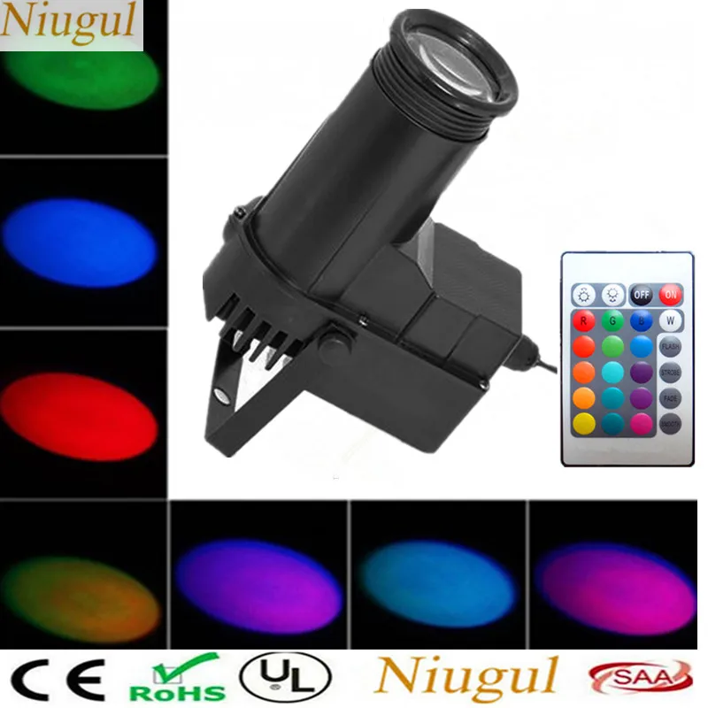 

LED Beam Pinspot Light, RGB Colorful 10W Mirror Ball Lighting Pin Spot Indoor Projection Lamp for KTV Bar Club Party Disco Show