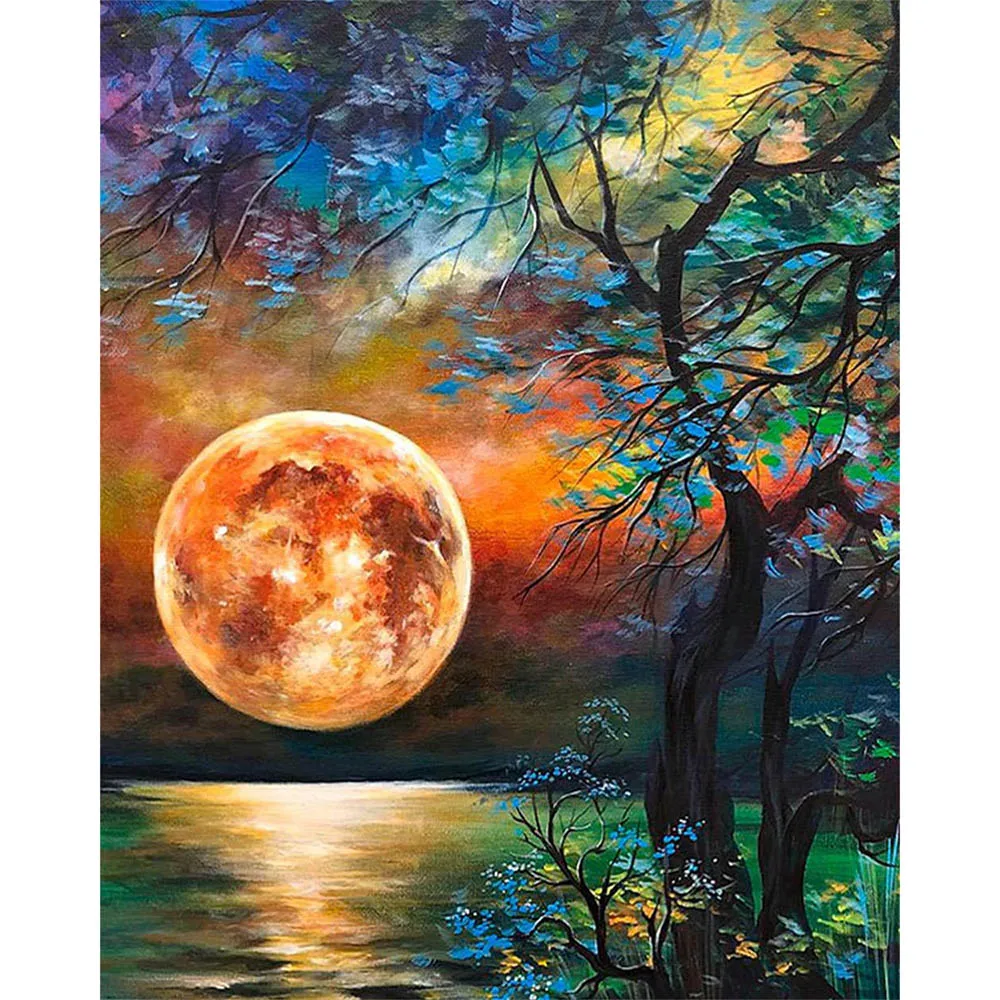 YI BRIGHT DIY Diamond Painting Moon Diamond Embroidery Landscape Full Square/Round Drill Mosaic Home Decor 
YI BRIGHT DIY Diamond Painting Moon Diamond Embroidery Landscape Full Square/Round Drill Mosaic Home Decor