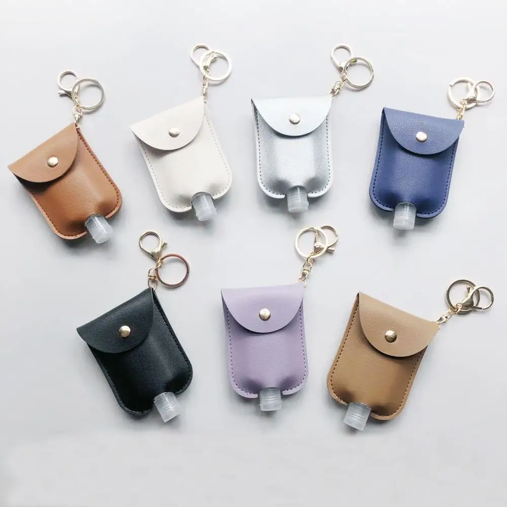 Leather Travel Hand Sanitizer Bottle Refillable Bottles With Keychain Holder Bottle Hand Sanitizer Container
Leather Travel Hand Sanitizer Bottle Refillable Bottles With Keychain Holder Bottle Hand Sanitizer Container