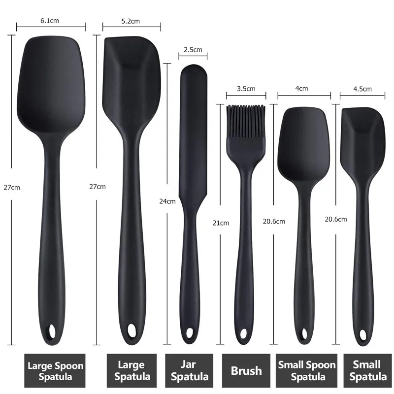 Cake Cream Spatula Spatula Batter Mixing Knife 6 Pieces Set of Butter Silicone Spatula
Cake Cream Spatula Spatula Batter Mixing Knife 6 Pieces Set of Butter Silicone Spatula