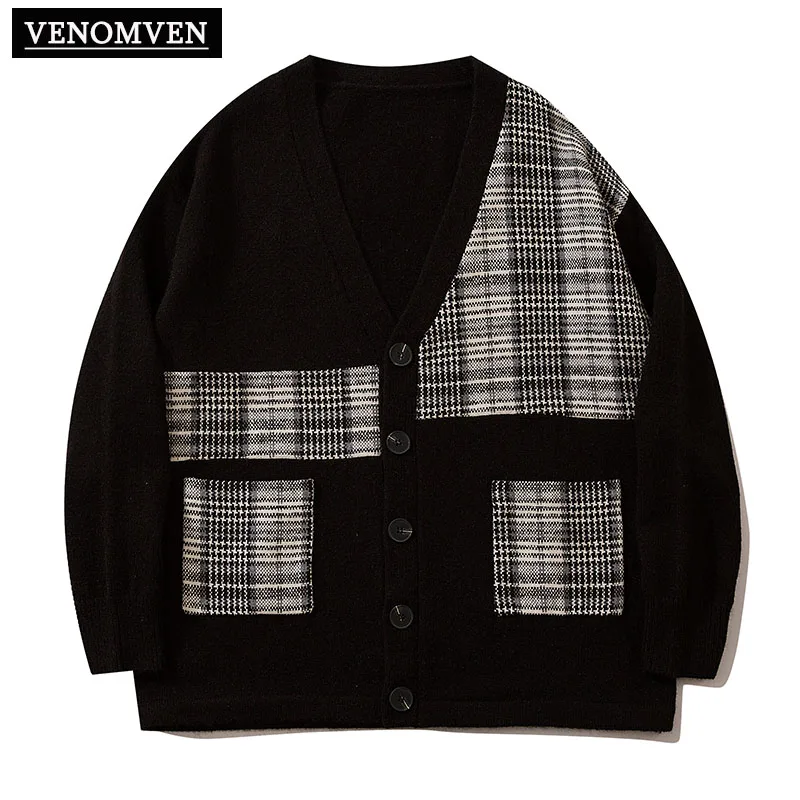 Harajuku retro patchwork oversized cardigan men Korean clothing vintage clothes grandpa ugly cardigan sweater coat Women's
Harajuku retro patchwork oversized cardigan men Korean clothing vintage clothes grandpa ugly cardigan sweater coat Women's