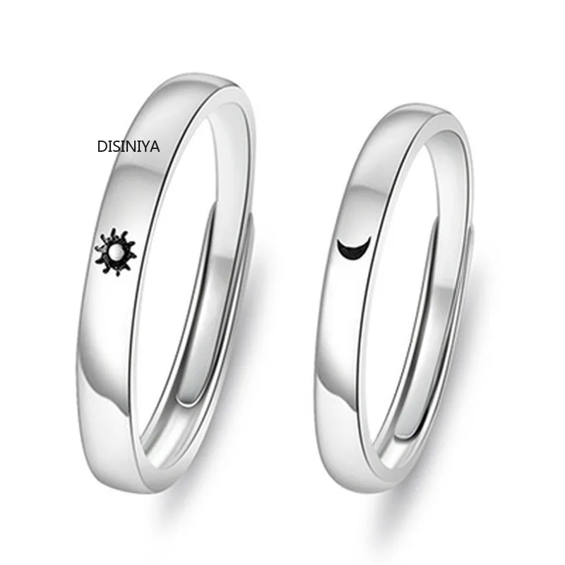 DISINIYA Fashion Cheap Couple Ring Silver Adjustable Diamond Women's Ring + Men's Ring Wedding Couple Ring Jewelry
DISINIYA Fashion Cheap Couple Ring Silver Adjustable Diamond Women's Ring + Men's Ring Wedding Couple Ring Jewelry