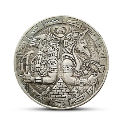 Exquisite imitation of ancient times to make old (Pharaoh, patron) decoration commemorative coin
Exquisite imitation of ancient times to make old (Pharaoh, patron) decoration commemorative coin