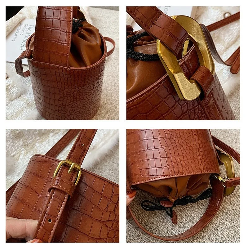 Retro high-quality PU small bag female 2021 new foreign style stone pattern shoulder messenger bag wild portable bucket bag
Retro high-quality PU small bag female 2021 new foreign style stone pattern shoulder messenger bag wild portable bucket bag