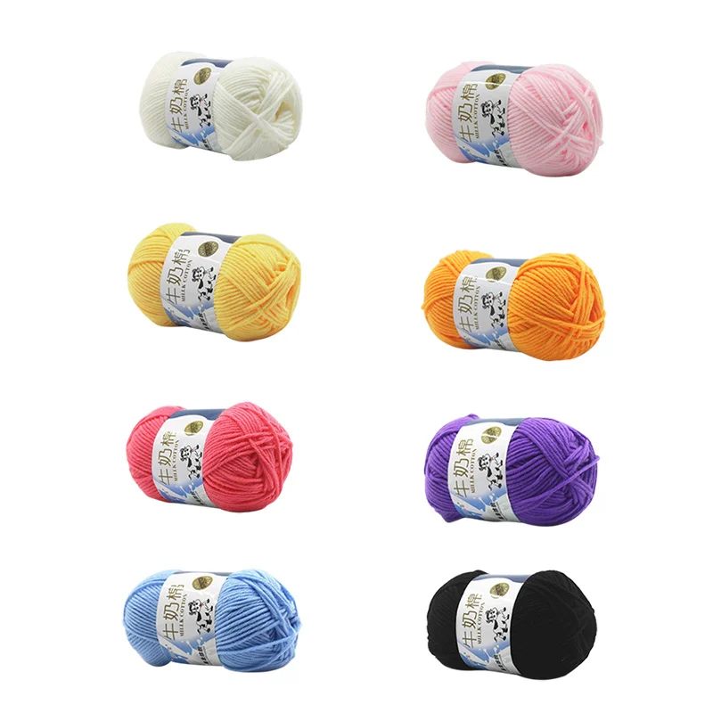Fashion Sweet Soft Cotton Baby Knitting Wool Yarn Thick Yarn Fiber Colorful Yarn Hand Knitting Wool Crochet Yarn for DIY Sweater
Fashion Sweet Soft Cotton Baby Knitting Wool Yarn Thick Yarn Fiber Colorful Yarn Hand Knitting Wool Crochet Yarn for DIY Sweater