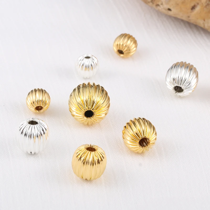 4mm Gold Color Round Spiral Copper Loose Spacer Beads for Jewelry Making Bracelet Earrings DIY Craft Findings
4mm Gold Color Round Spiral Copper Loose Spacer Beads for Jewelry Making Bracelet Earrings DIY Craft Findings