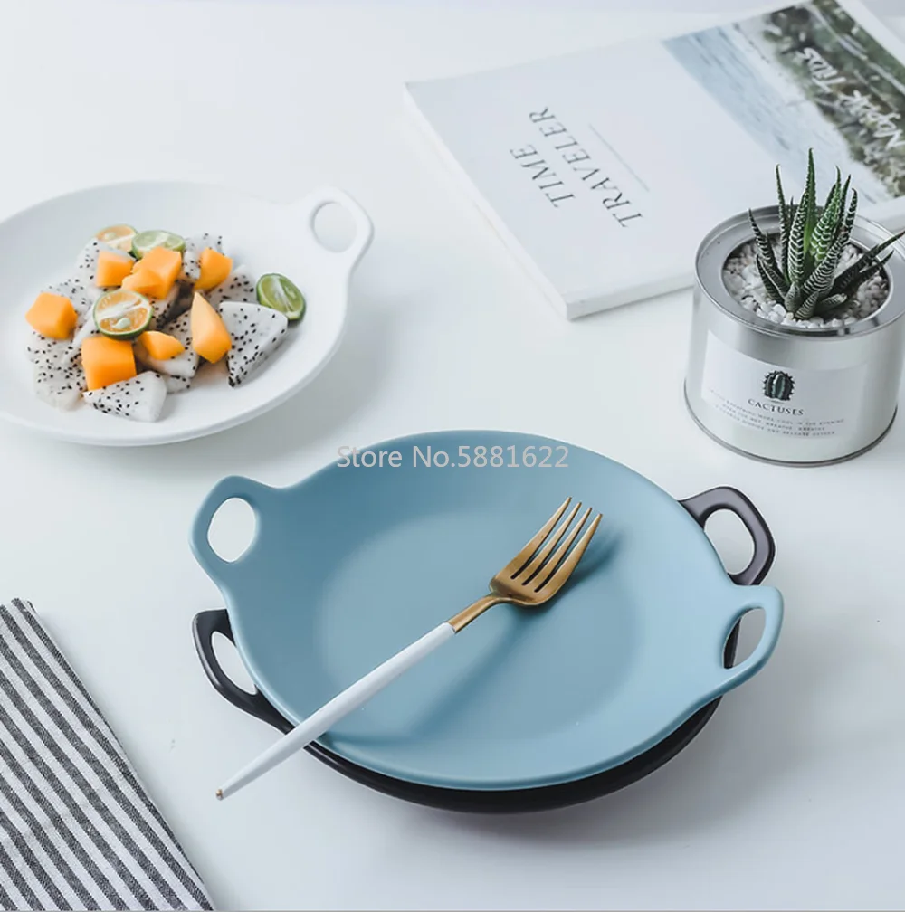 Baking Supplies Breakfast Ceramic Dish Steak Plate Cake Fruit Western Dish Home Dishes and Plates Sets for Kitchen Supplies
Baking Supplies Breakfast Ceramic Dish Steak Plate Cake Fruit Western Dish Home Dishes and Plates Sets for Kitchen Supplies