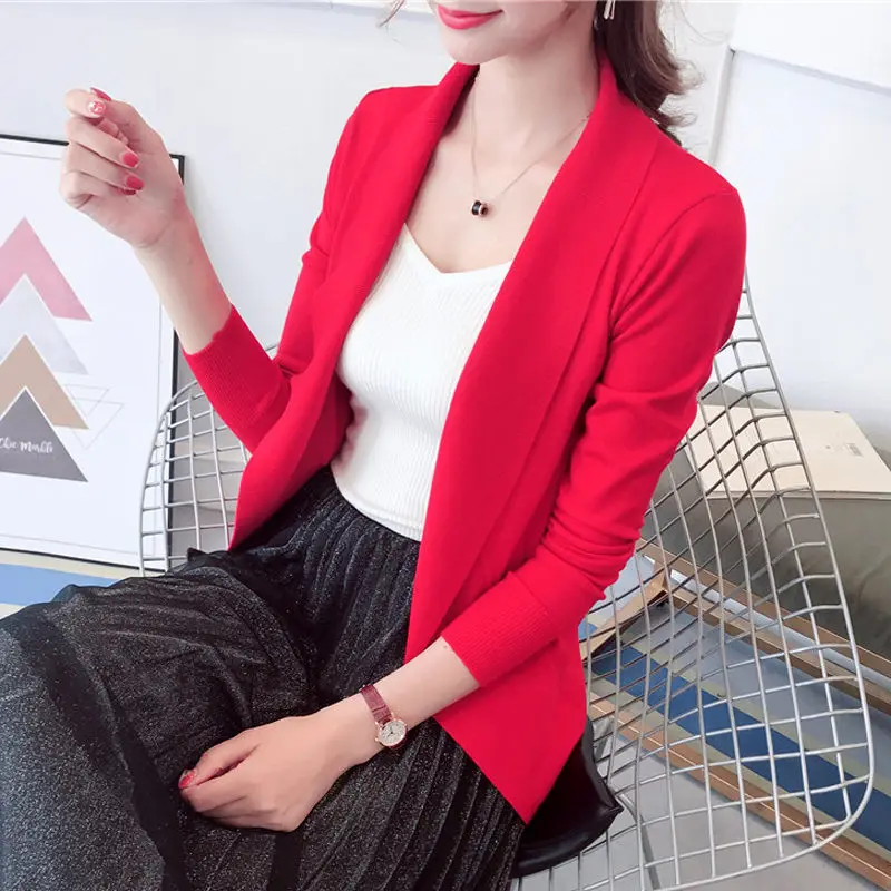 New Spring Autumn Knitted Cardigan Women's Sweater Thin Coat Loose Korean Style Long Sleeve Female Shawl Top Tide Knitwear y1275
New Spring Autumn Knitted Cardigan Women's Sweater Thin Coat Loose Korean Style Long Sleeve Female Shawl Top Tide Knitwear y1275