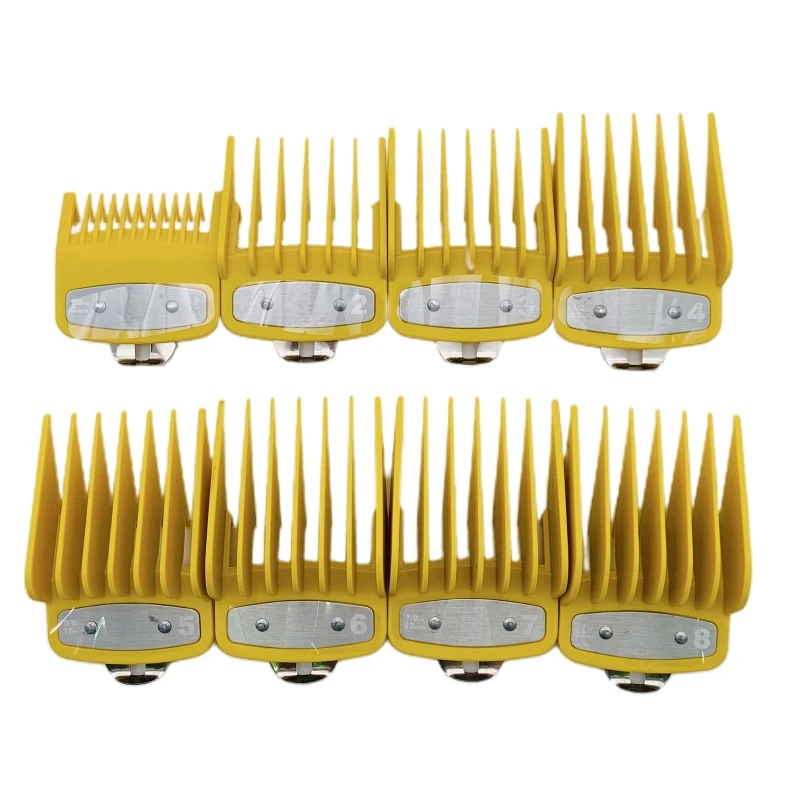 8PCS Barber Shop Styling Guide Comb Set Oil Head Hair Trimmer Attachment Hairdresser Clipper Limits Comb G99E
8PCS Barber Shop Styling Guide Comb Set Oil Head Hair Trimmer Attachment Hairdresser Clipper Limits Comb G99E