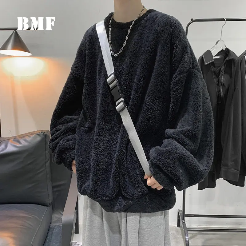 2021 Winter Korean Hip Hop Fashion Plush Sweatshirt Kpop Oversized Tops Streetwear Men Ulzzang Couple Clothes Fleece Pullover
2021 Winter Korean Hip Hop Fashion Plush Sweatshirt Kpop Oversized Tops Streetwear Men Ulzzang Couple Clothes Fleece Pullover
