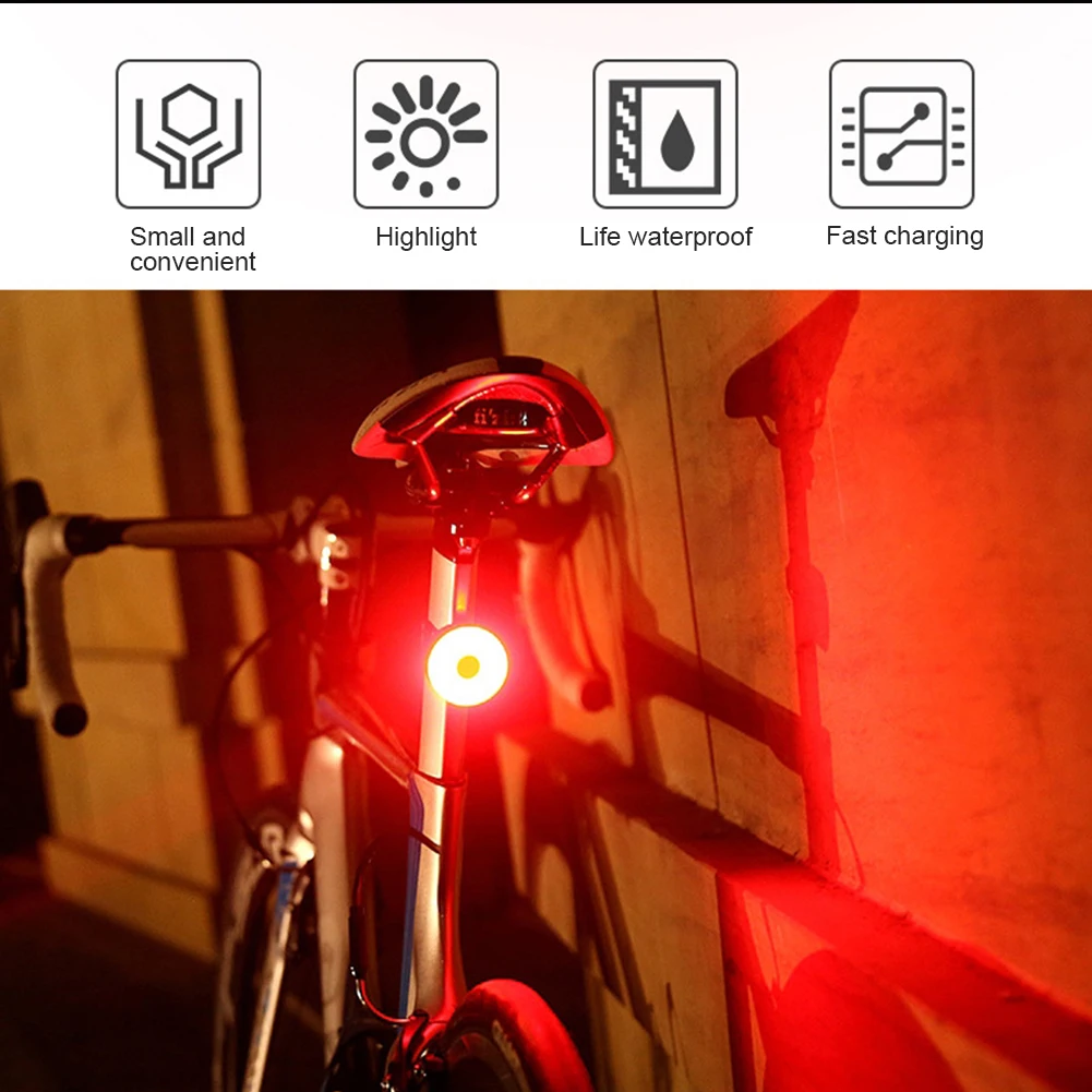 Bicycle Tail Light USB Rechargeable Bike Rear Light Mini Flash Taillight Safety Warning Lights Flashlight Bike Accessories
Bicycle Tail Light USB Rechargeable Bike Rear Light Mini Flash Taillight Safety Warning Lights Flashlight Bike Accessories