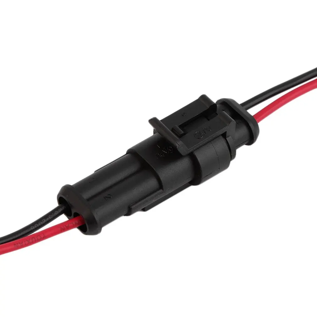 5 pcs/set 2 Pin Way Car Auto Waterproof Electrical Male Female Connector Plug with Wire AWG Marine Accessory 
5 pcs/set 2 Pin Way Car Auto Waterproof Electrical Male Female Connector Plug with Wire AWG Marine Accessory